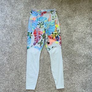 Nike Dry-Fit Floral Leggings (Adult Small)